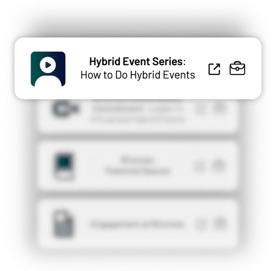 6connex virtual event content hub gif