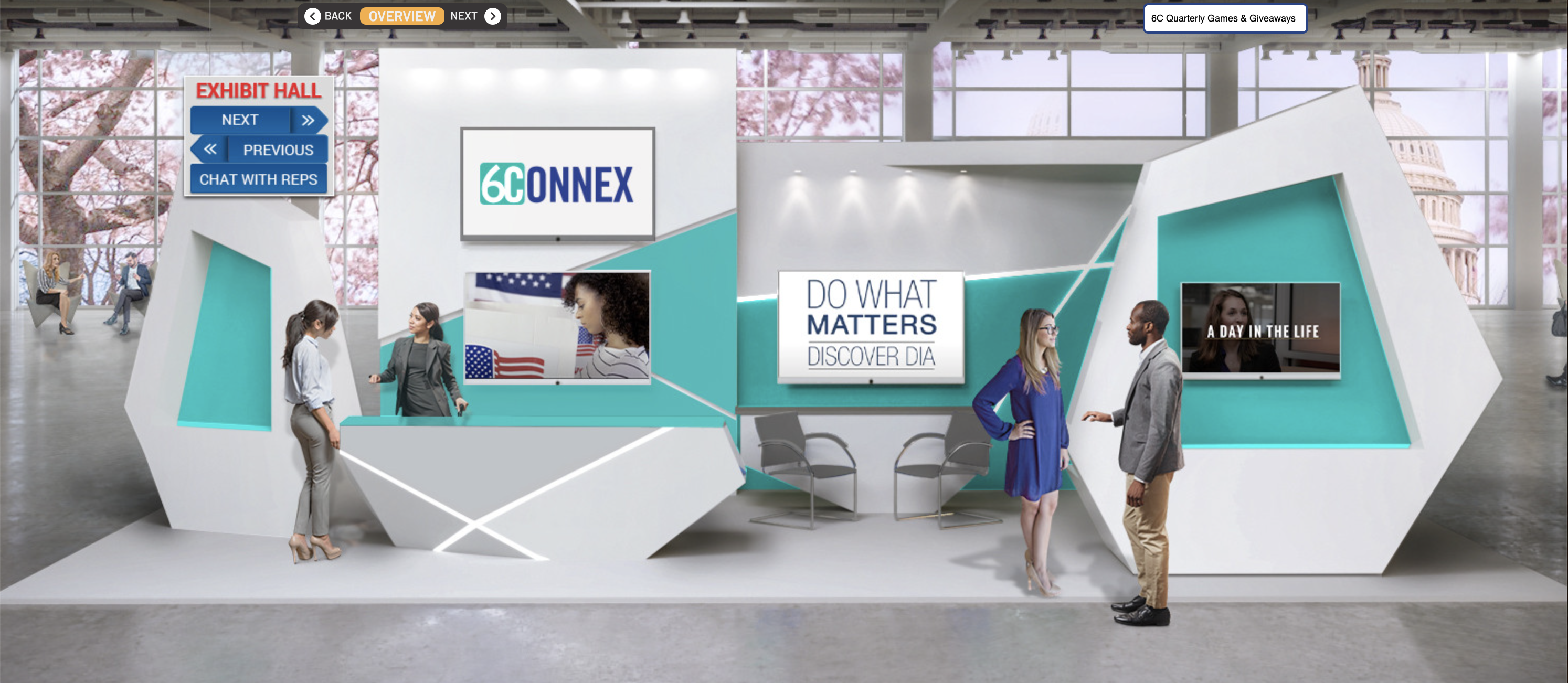 Hosting Virtual Exhibit Halls with 6Connex