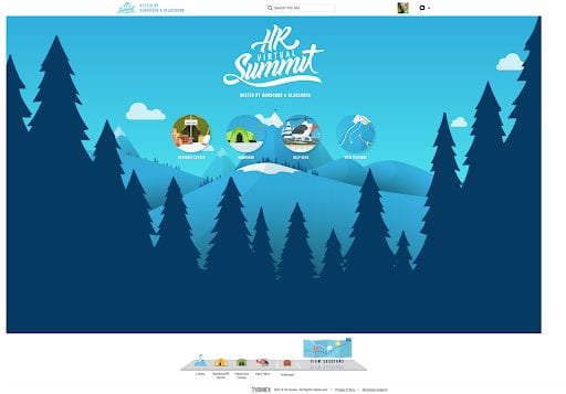 virtual summit landing page
