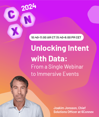Unlocking Intent with Data - From a Single Webinar to Immersive Events